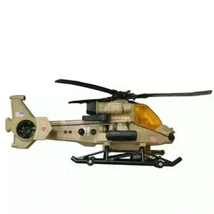 Vintage 2001 Gl Joe Funrise Hasbro w Winch & Sound US Army Helicopter 100% Works
